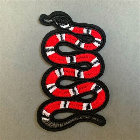 Snake Patch gucci style Large IRON ON 